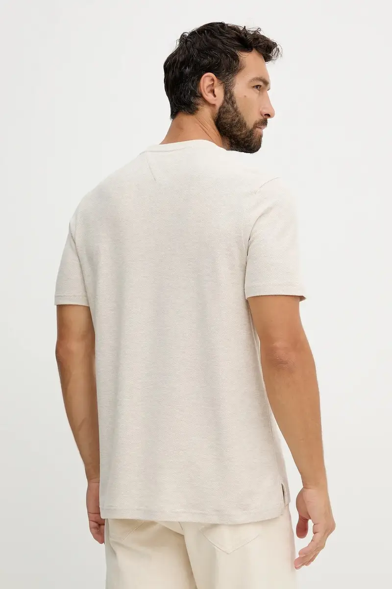 Tommy Hilfiger T-shirt Uomo Beige 3123470 miniatura 3