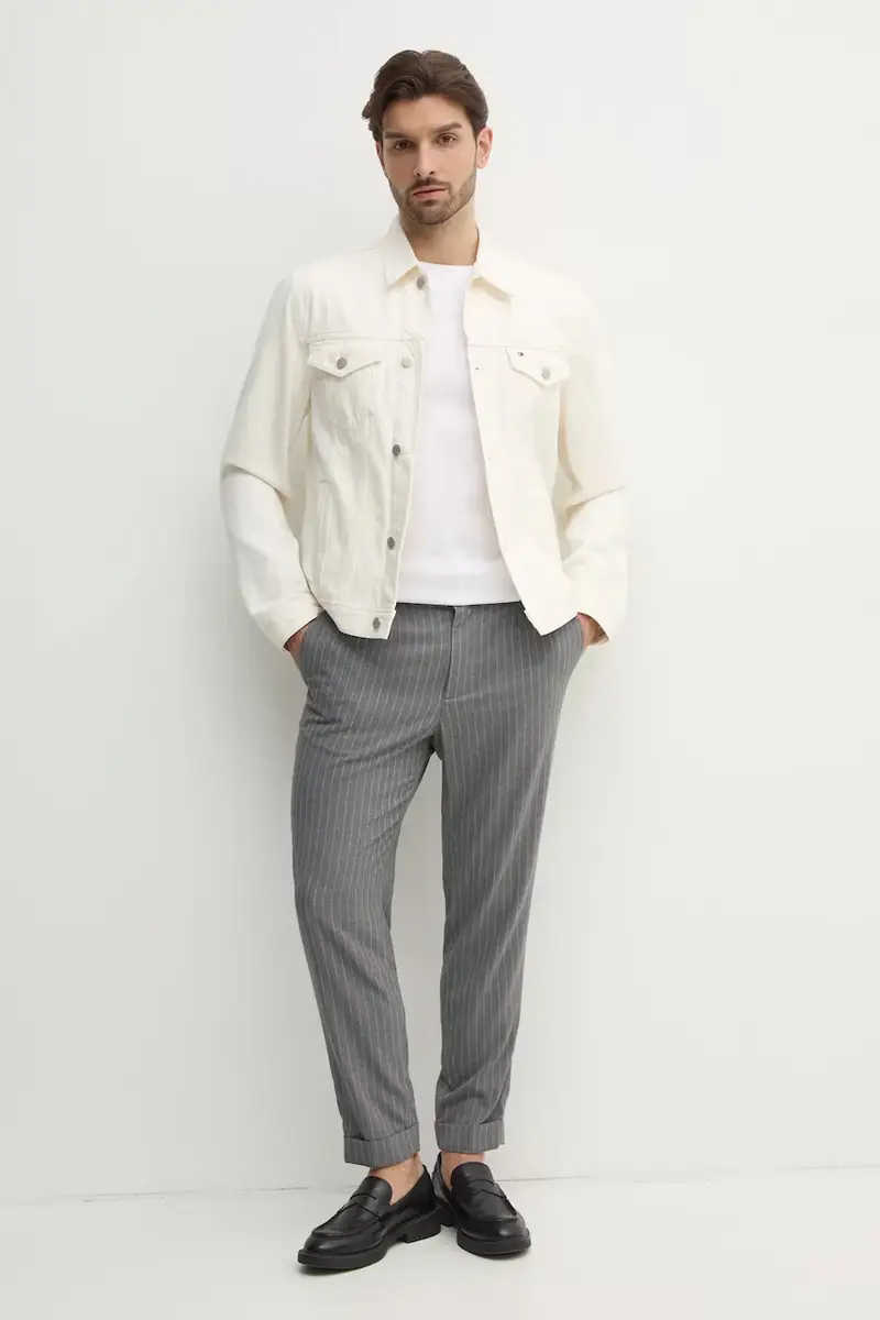 Tommy Hilfiger T-shirt Uomo Bianco 3300870 miniatura 2