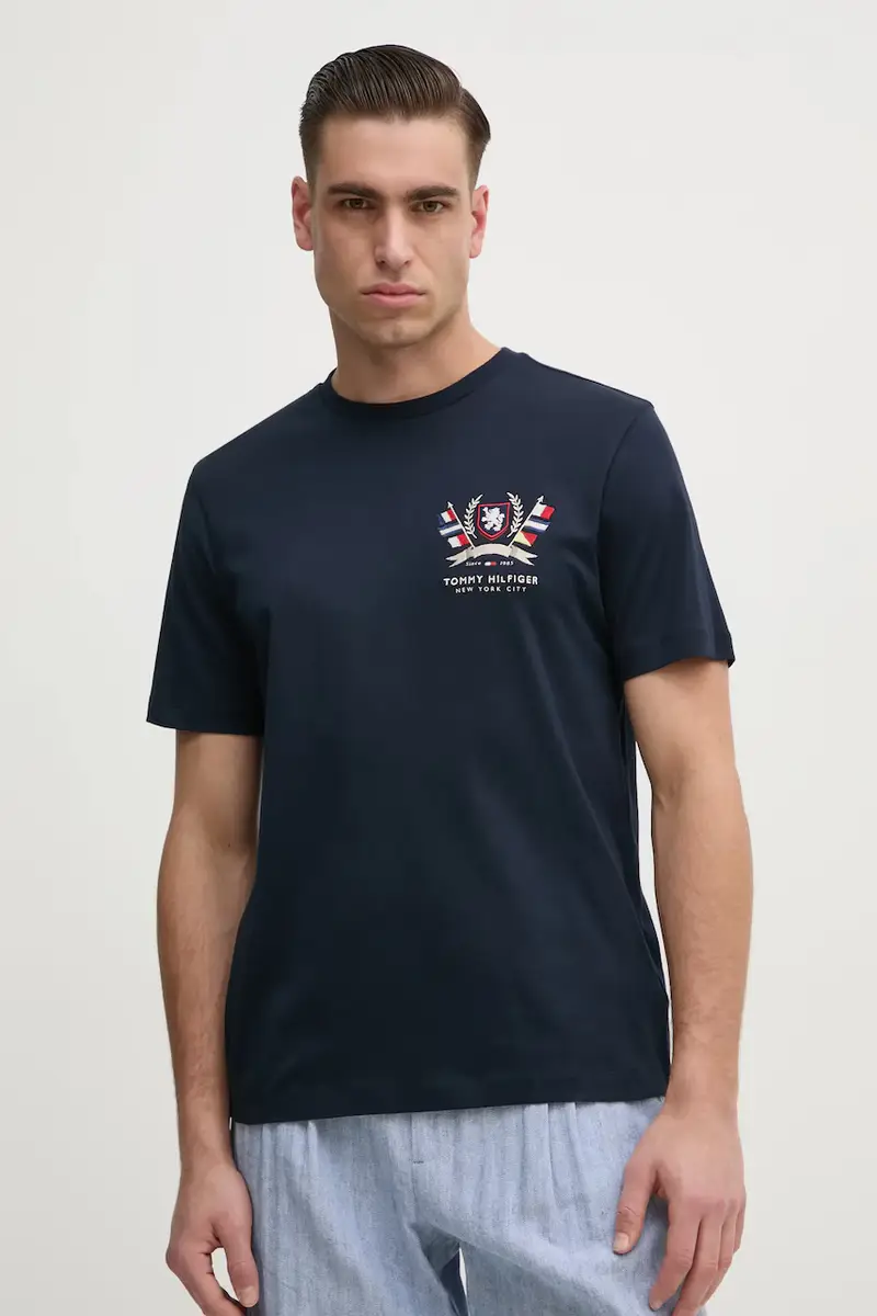 Tommy Hilfiger T-shirt Uomo Blu 3314163
