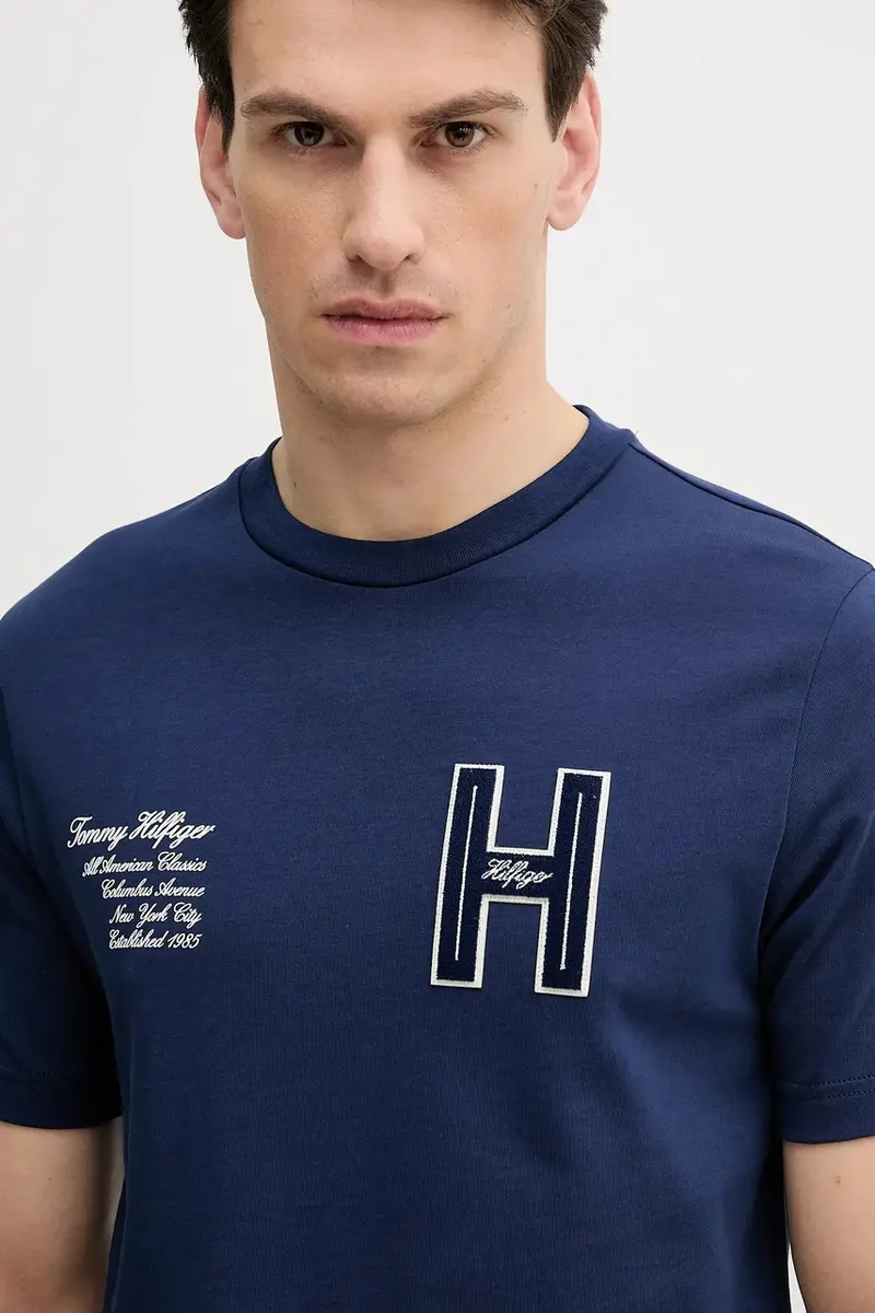 Tommy Hilfiger T-shirt Uomo Blu 3133674 miniatura 4