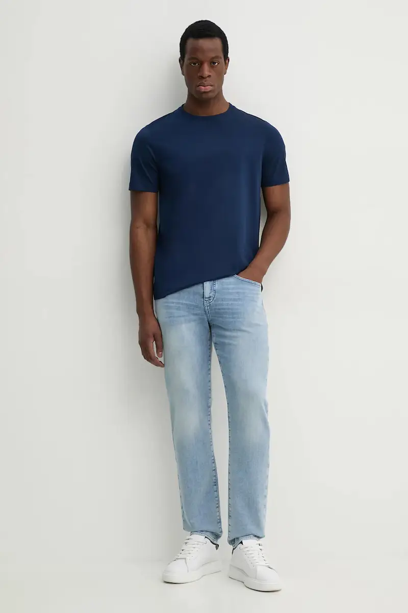 Tommy Hilfiger T-shirt Uomo Blu 3314378 miniatura 2