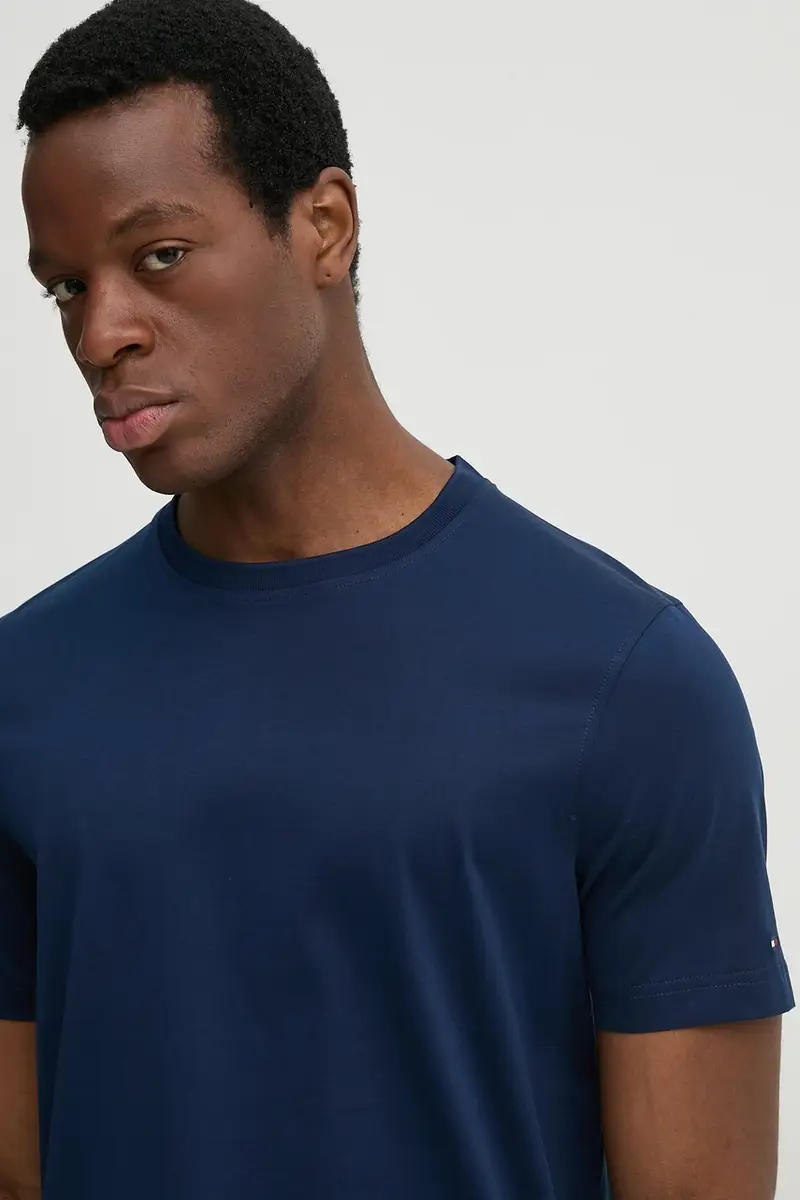 Tommy Hilfiger T-shirt Uomo Blu 3314378 miniatura 4