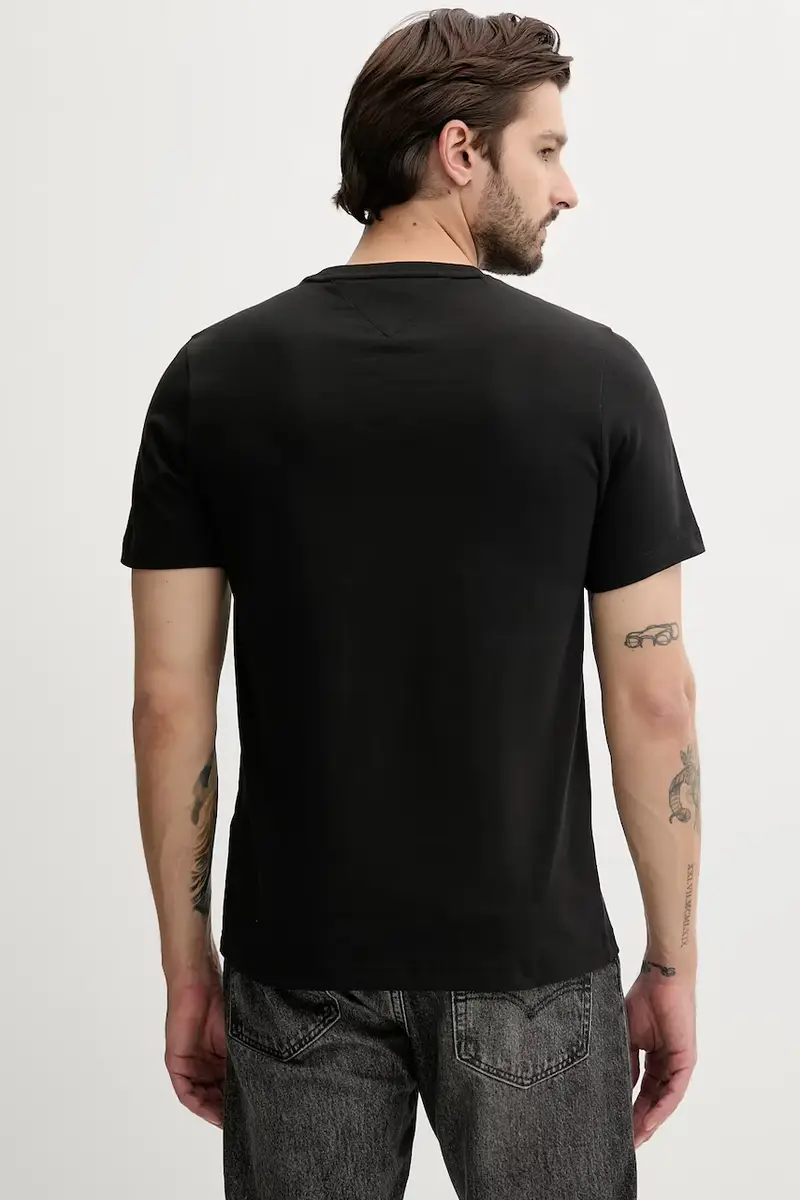 Tommy Hilfiger T-shirt Uomo Nero 3151686 miniatura 2