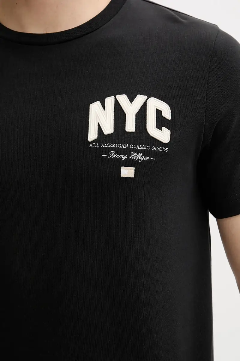 Tommy Hilfiger T-shirt Uomo Nero 3151686 miniatura 4