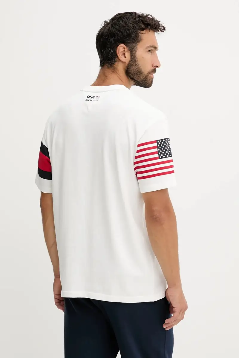 Tommy Hilfiger T-shirt Uomo Beige 3123648 miniatura 3