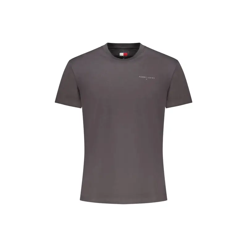 T-Shirt Maniche Corte Uomo Grigia Stampa Logo Grigio