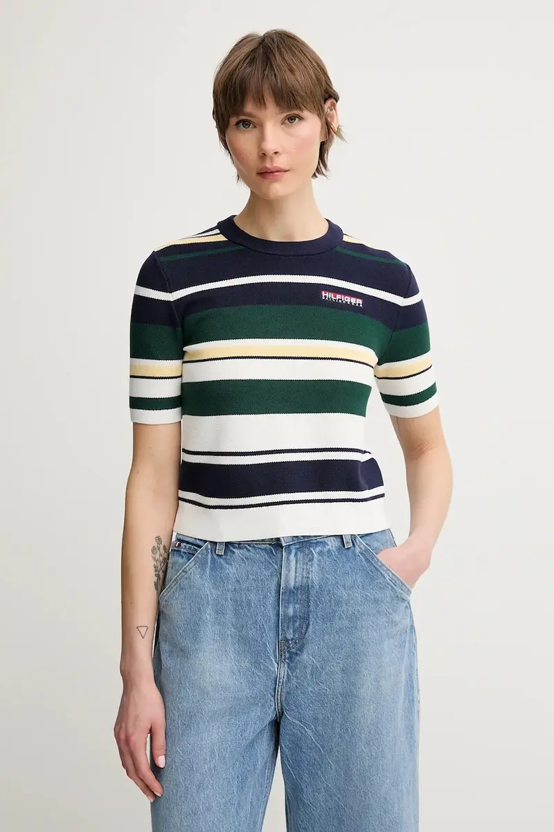 Tommy Hilfiger T-shirt Donna Blu 2221463