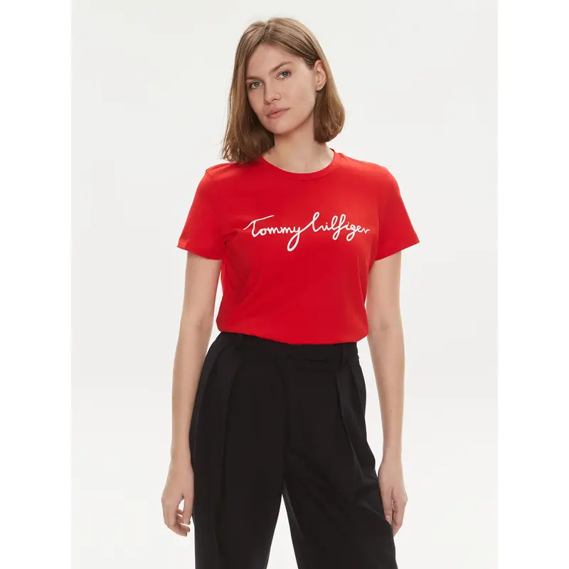 Tommy Hilfiger T-shirt Rosso 3340291