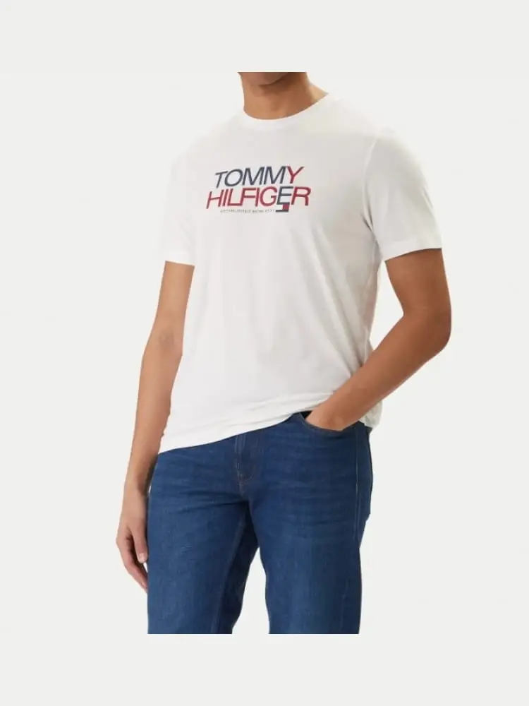 Tommy Hilfiger T-shirt Uomo Bianco 4369956