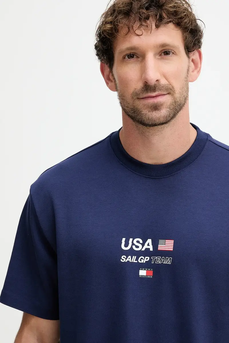 Tommy Hilfiger T-shirt Uomo Blu 3246209 miniatura 4