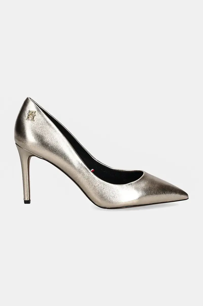 tacchi in pelle PARTY POINTED METALLIC PUMP colore oro FW0FW08156 miniatura 2