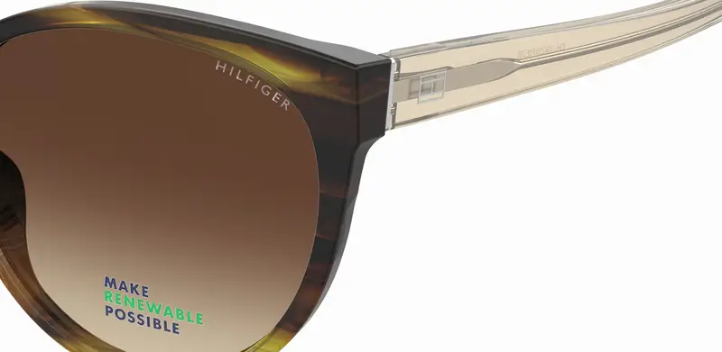 Tommy Hilfiger TH 1923/RE/S 2OH/HA Occhiali da sole Marrone Sfumato miniatura 2