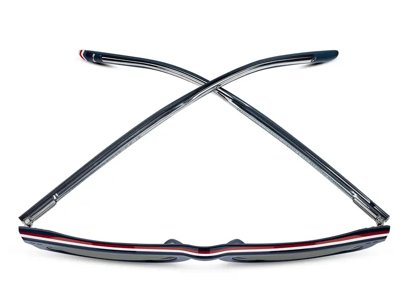 Tommy Hilfiger TH 2184/S PJP/08 Occhiali da sole Blu Sfumato miniatura 2