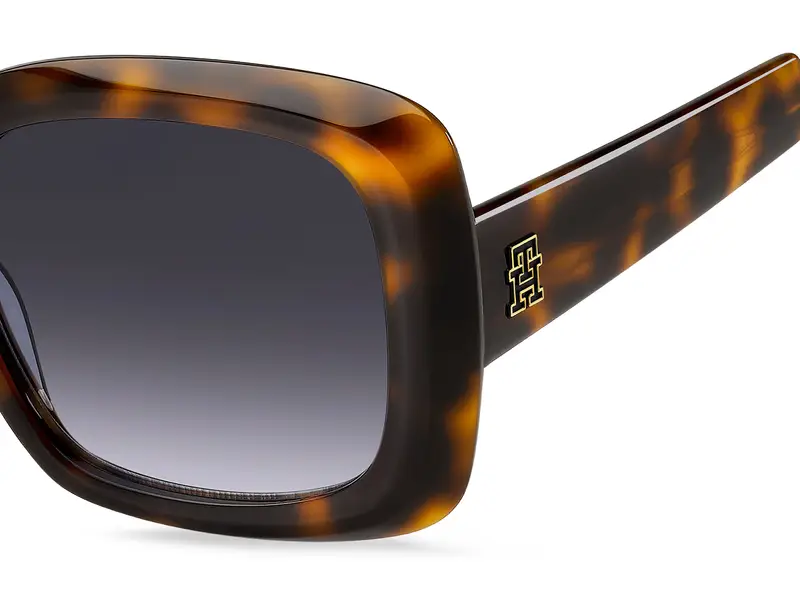 Tommy Hilfiger TH 2208/S 05L/08 Occhiali da sole Blu Sfumato miniatura 2