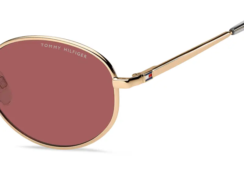 Tommy Hilfiger TH 2219/S 000/4S Occhiali da sole Bordeaux miniatura 2