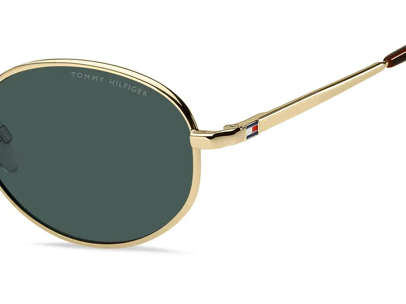 Tommy Hilfiger TH 2219/S J5G/QT Occhiali da sole Verde miniatura 2