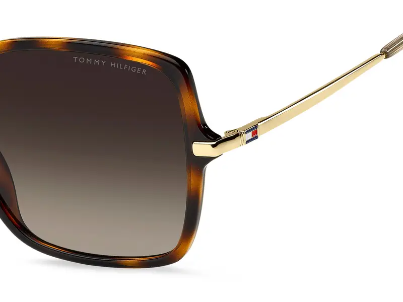 Tommy Hilfiger TH 2220/S 086/HA Occhiali da sole Marrone Sfumato miniatura 2