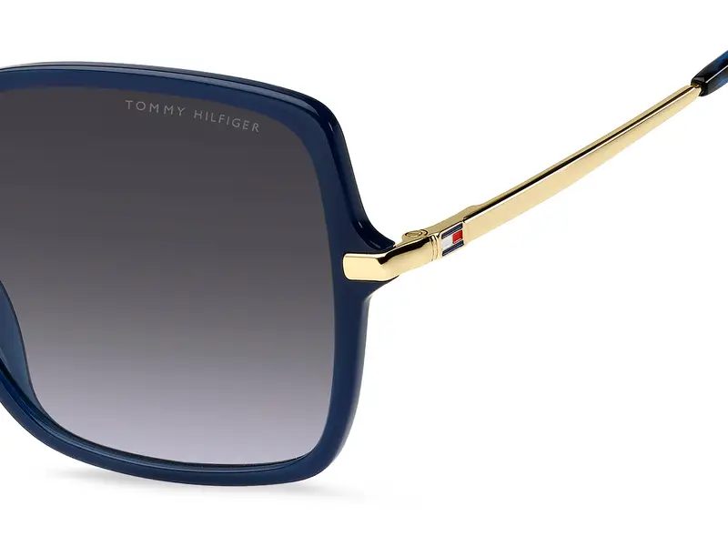 Tommy Hilfiger TH 2220/S PJP/08 Occhiali da sole Blu Sfumato miniatura 2