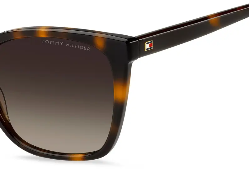 Tommy Hilfiger TH 2226/S 086/HA Occhiali da sole Marrone Sfumato miniatura 2