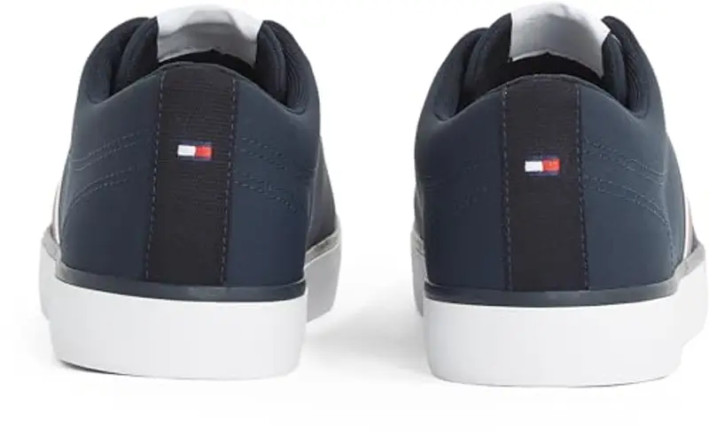 Tommy Hilfiger TH Hi Vulc Low Core Stripes Mesh Fm0fm05393, Sneaker Uomo, Blue (Desert Sky), 44 EU miniatura 2