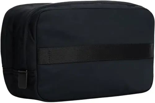 Tommy Hilfiger TH Nylon Washbag Am0am13746, Borsa da Bagno Uomo, Black (Black), One Size miniatura 2
