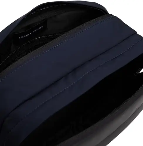 Tommy Hilfiger TH Nylon Washbag Am0am13746, Borsa da Bagno Uomo, Blue (Space Blue), One Size miniatura 3