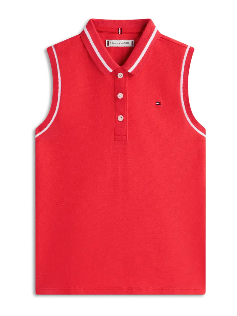 Top CLASSIC rosso acceso / bianco