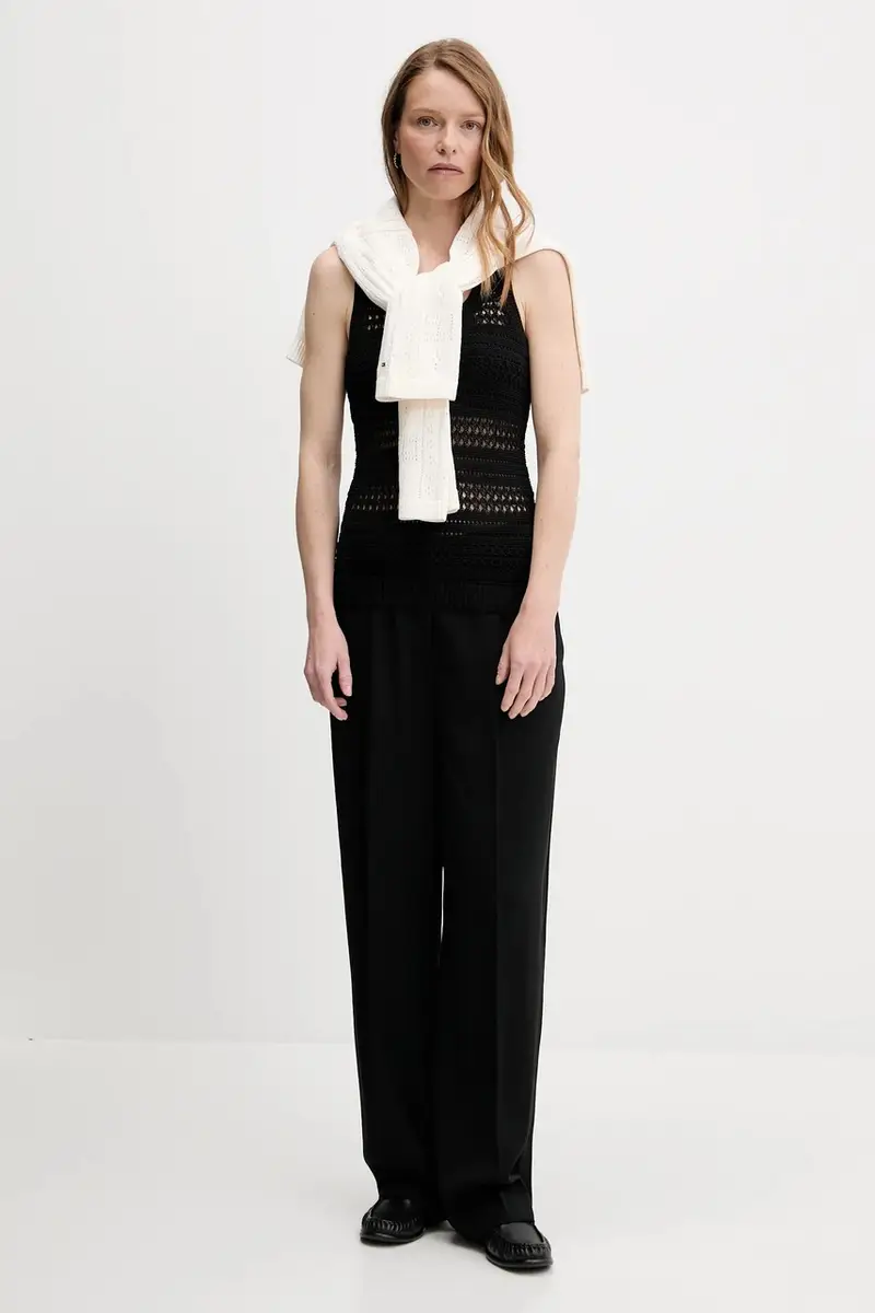 Tommy Hilfiger Top Donna Nero 3151902 miniatura 2