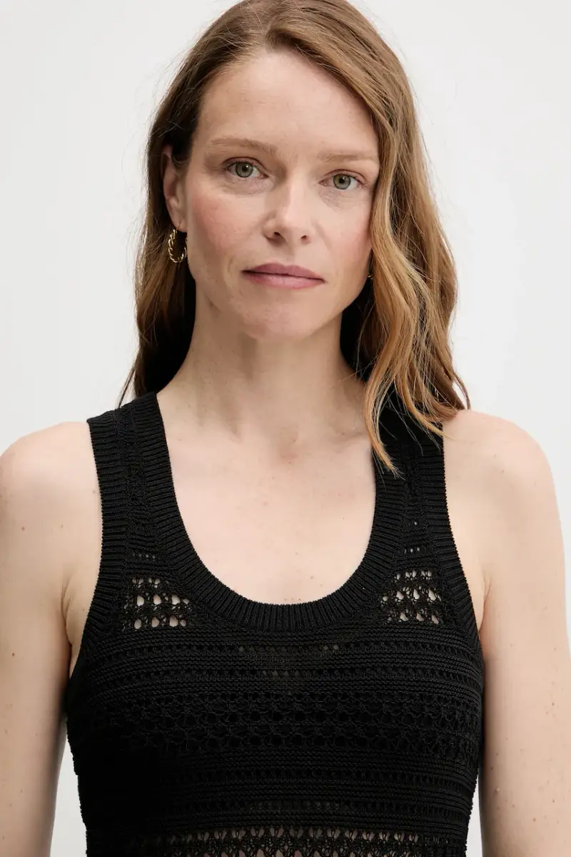 Tommy Hilfiger Top Donna Nero 3151902 miniatura 4