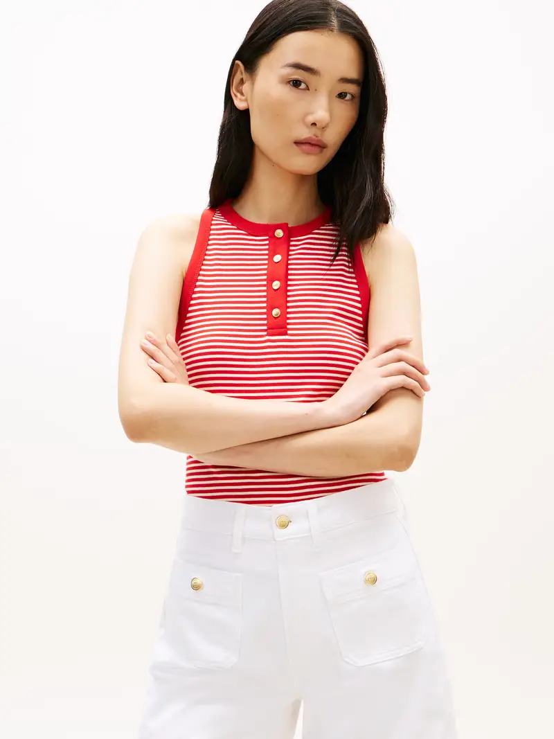 Tommy Hilfiger Top Rosso 4225682 miniatura 2