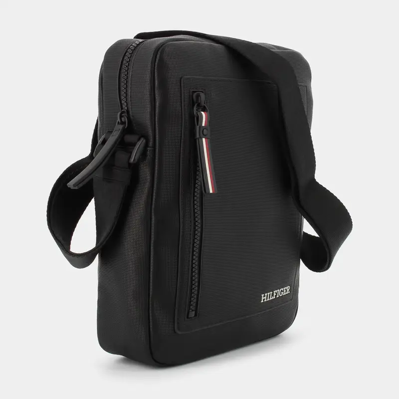 Tracolle Tommy Hilfiger da Uomo, nero miniatura 2