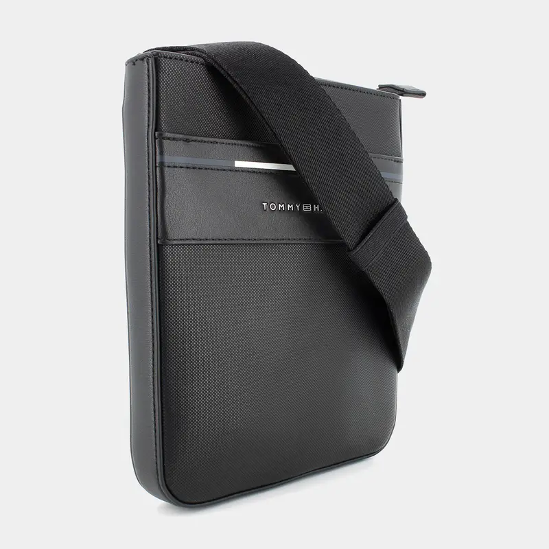 Tracolle Tommy Hilfiger da Uomo, nero miniatura 2