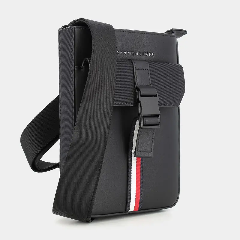 Tracolle Tommy Hilfiger da Uomo, nero miniatura 2