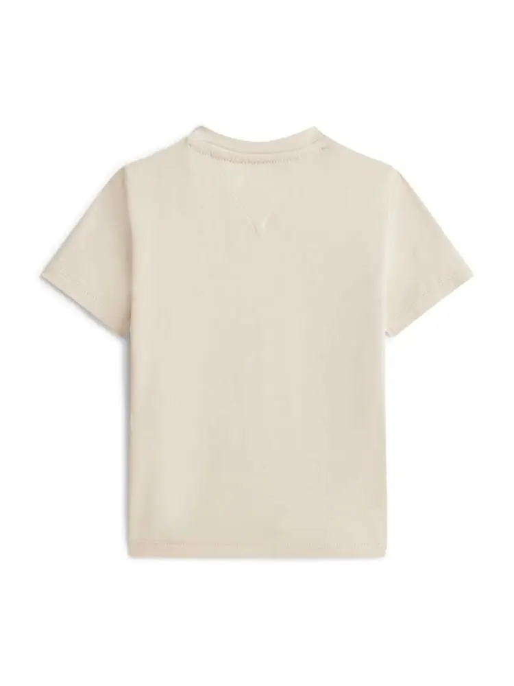 tshirt beige neonato maxi logo miniatura 2