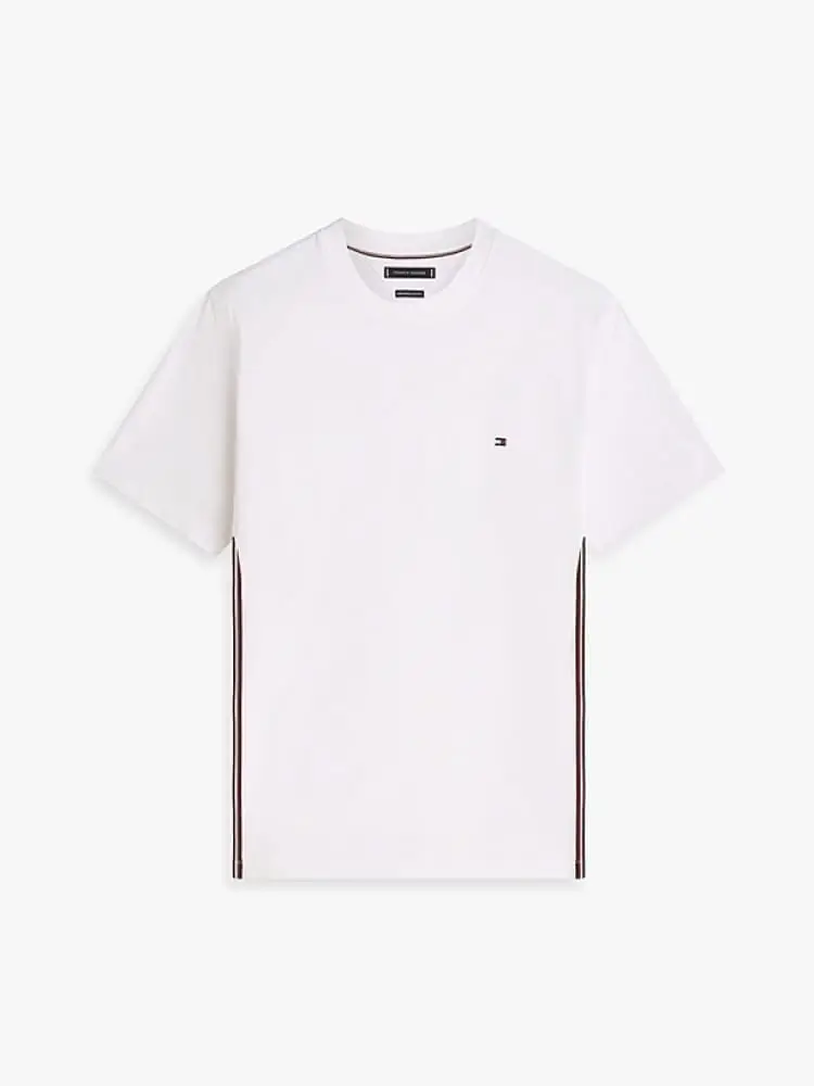 tshirt bianca uomo mini logo