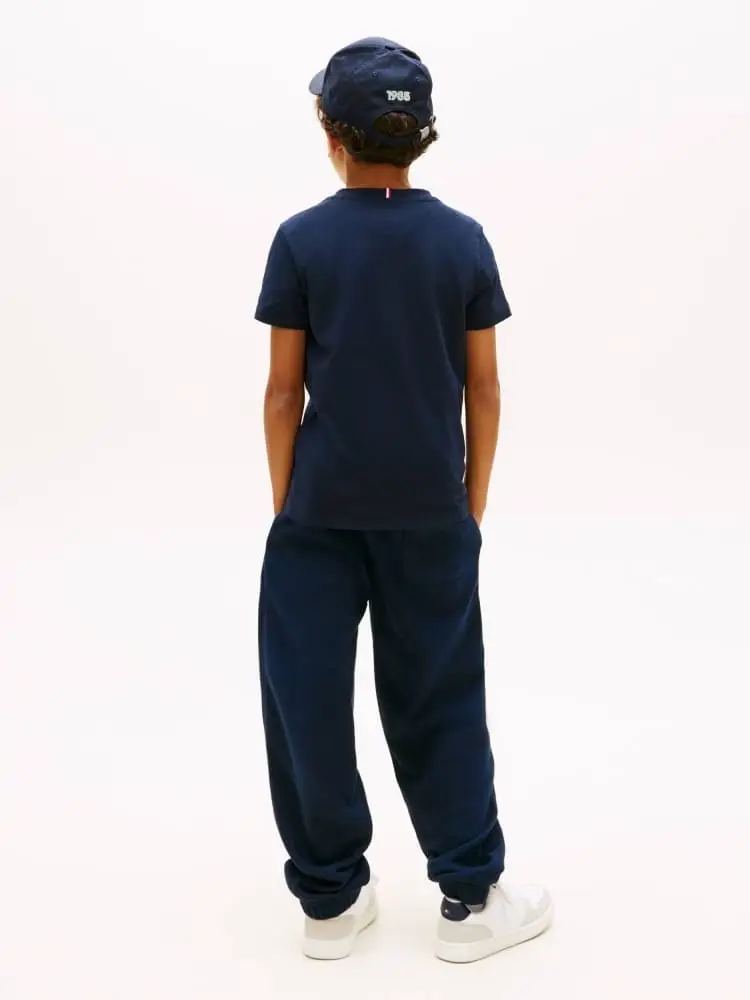 tshirt blu navy bambino maxi logo miniatura 2