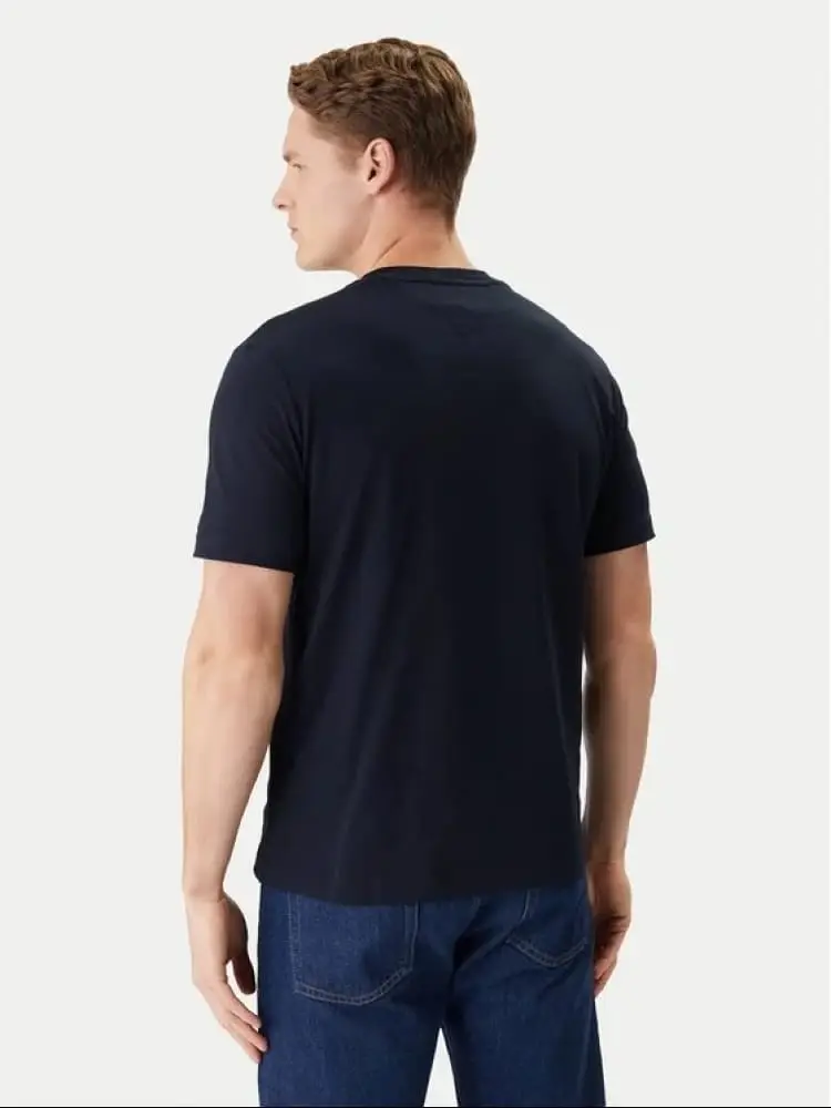 tshirt blu navy uomo logo sul davanti miniatura 2