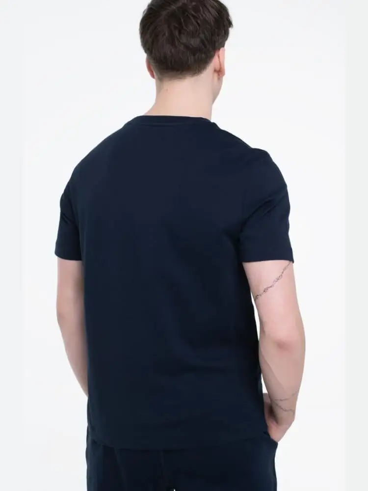 tshirt blu navy uomo mini logo miniatura 2