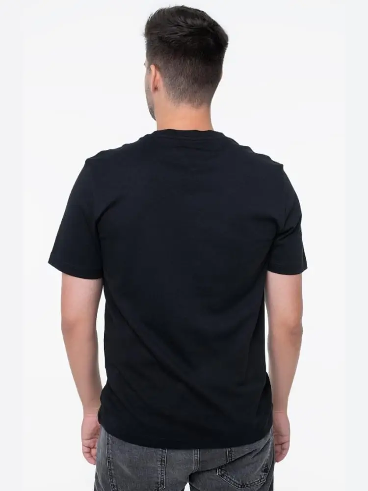 tshirt nera uomo mini logo miniatura 2