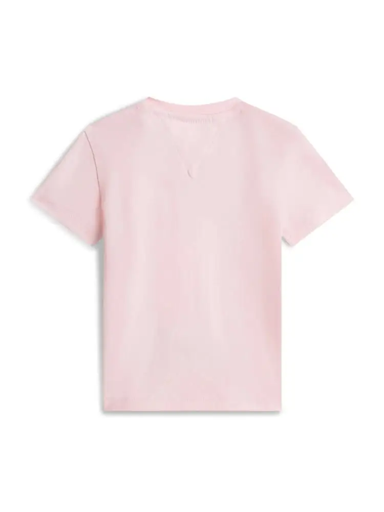 tshirt rosa neonata maxi logo miniatura 2