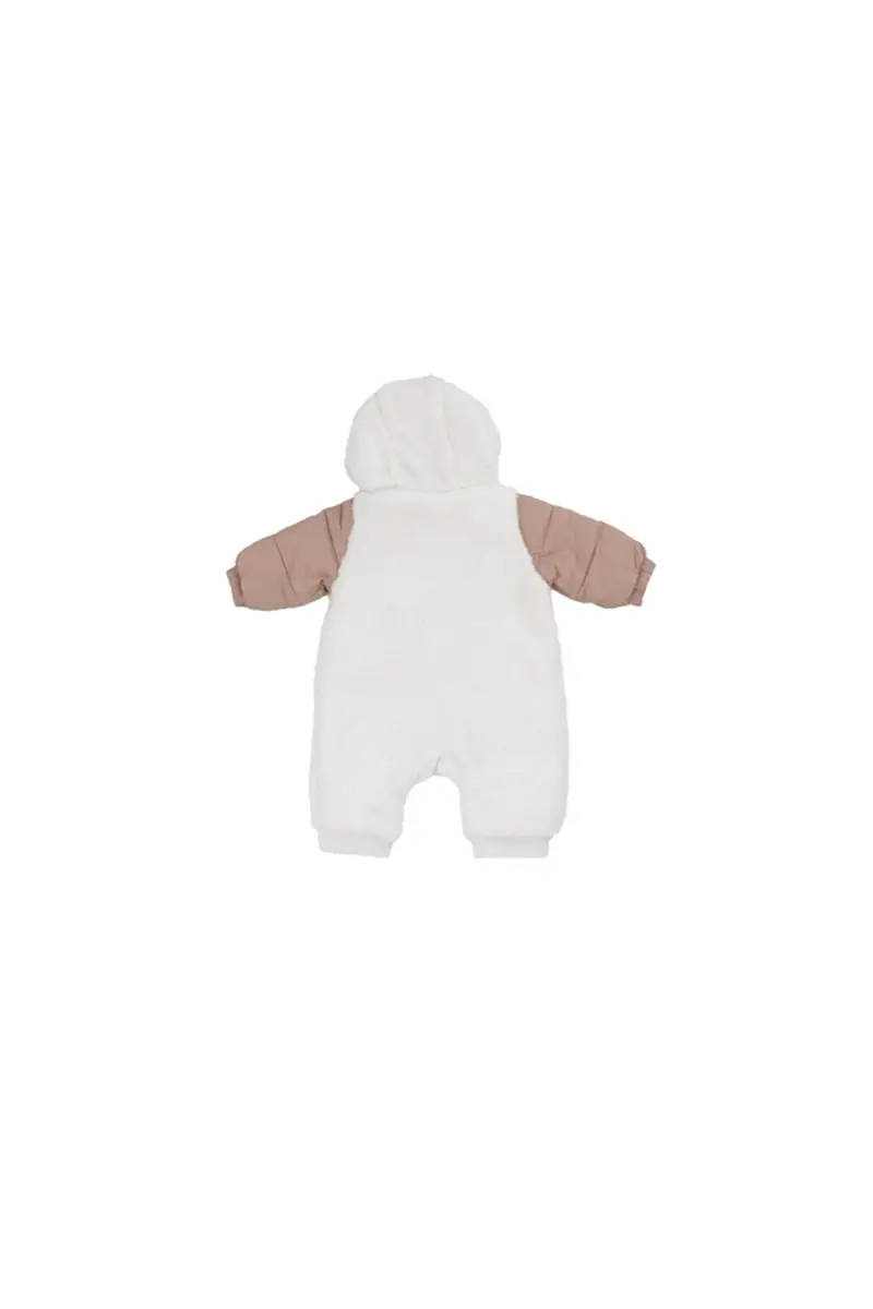 Tuta Bambino TOMMY HILFIGER Ivory Teddy combi skisuit miniatura 2