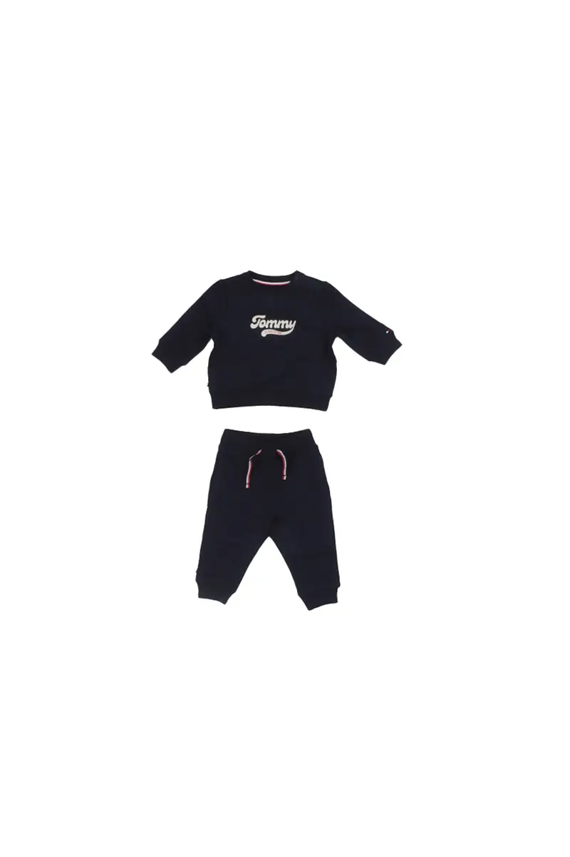 Tuta Bambino TOMMY HILFIGER Navy Tommy graphic 2 piece set