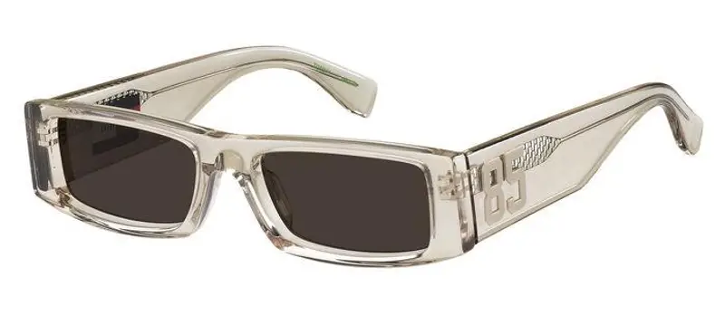 Tommy Hilfiger Unisex TJ 0092/S 10A/70 Occhiali da sole Bio-acetato Beige Marrone Squadrata