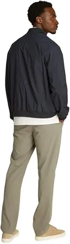 Tommy Hilfiger Uomo Bomber Branded con Collo in Stile Baseball, Blu (Desert Sky), XXL miniatura 2