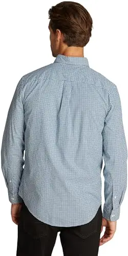 Tommy Hilfiger Uomo Camicia Flex Poplin Gingham Regular Fit, Multicolore (Nouveau Green/Multi), S miniatura 2