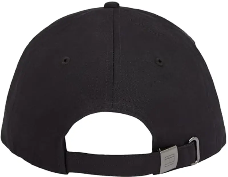 Tommy Hilfiger Uomo Cappellino Foundation Soft 6 Panel con Logo, Nero (Black), Taglia Unica miniatura 2