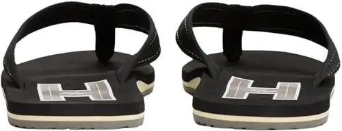 Tommy Hilfiger Uomo Flip Flops Padded Beach Sandal Infradito, Nero (Black), 39 miniatura 2