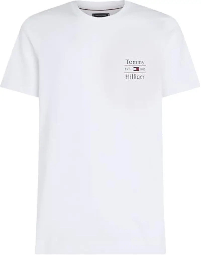 Tommy Hilfiger T-shirt Uomo Rosso 1956105 miniatura 3