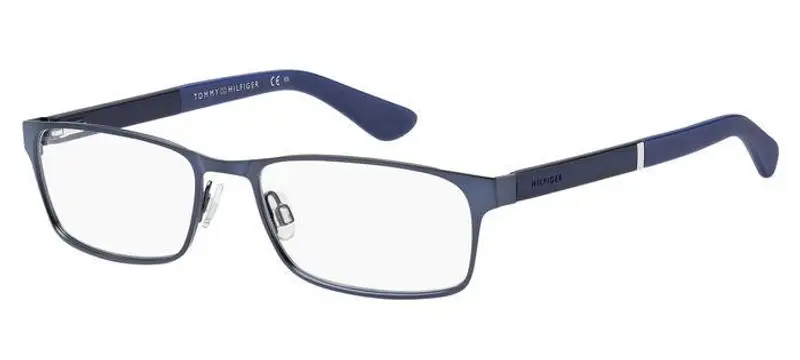 Tommy Hilfiger Uomo TH 1479 PJP Montature da vista Acciaio Blu Squadrata