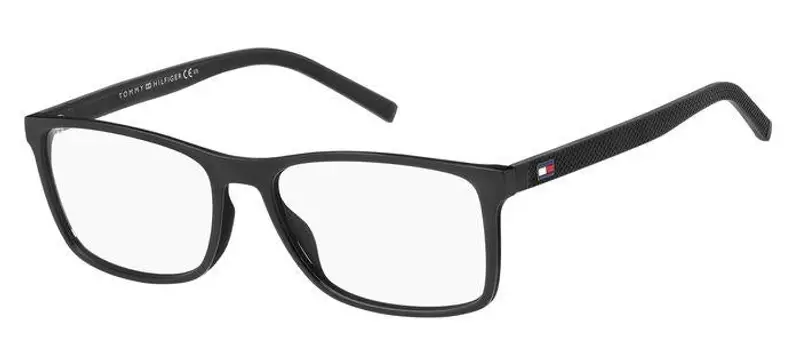 Tommy Hilfiger Uomo TH 1785 003 Montature da vista Plastica Nero  Squadrata
